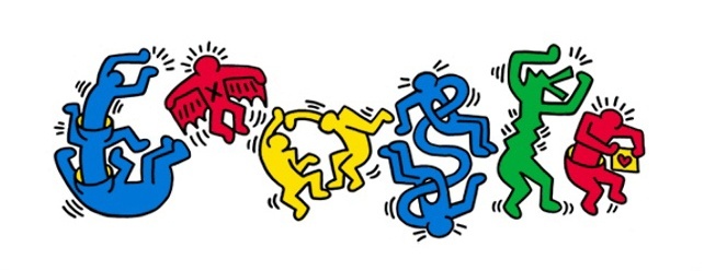 Keith Haring Google Doodle
